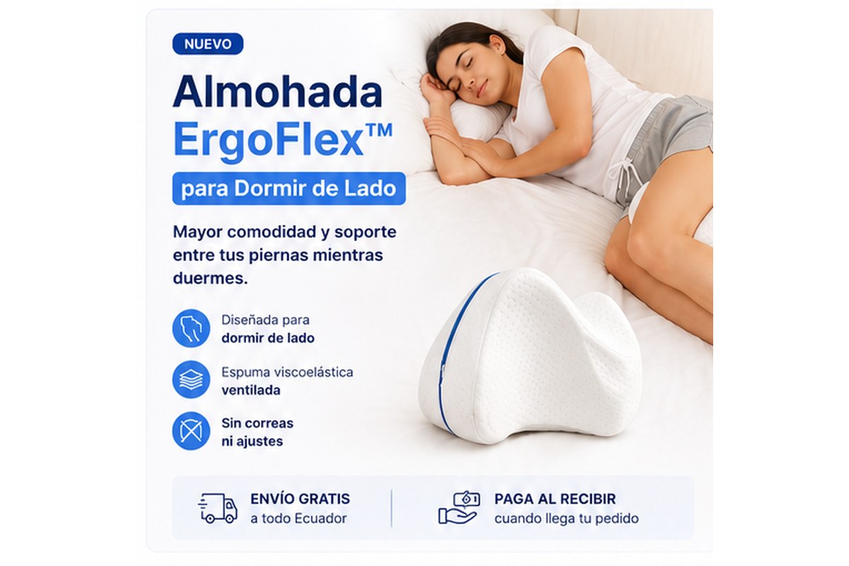 Almohada Ortopédica para Piernas – Duerme Cómodo Toda la Noche