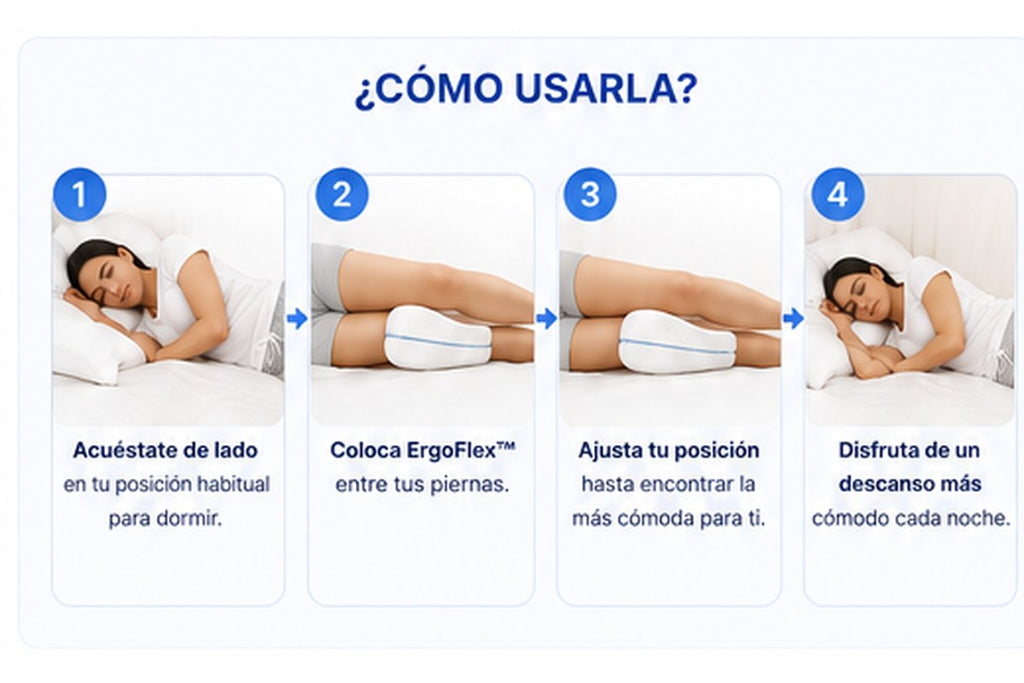 Almohada Ortopédica para Piernas – Duerme Cómodo Toda la Noche